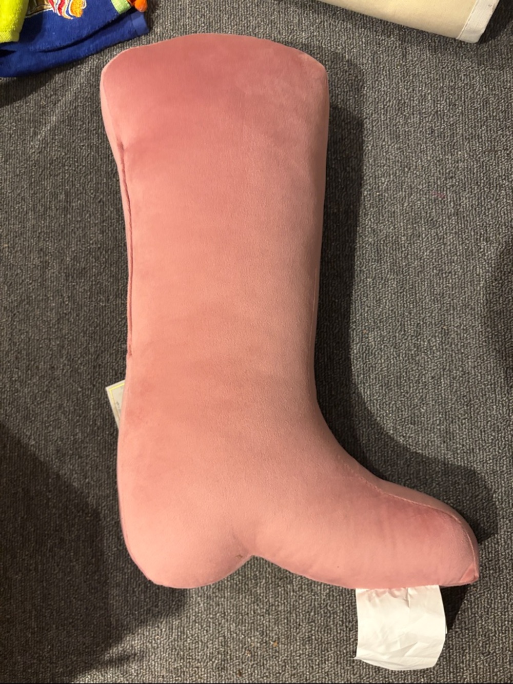 Pink Floral Luminous Boot Pillow - Picture 2 of 4